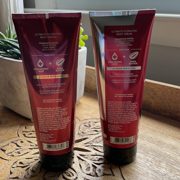 NEW! BATH AND BODY WORKS set of two Ultimate Hydration Body Cream for Men - Picture 3 of 4